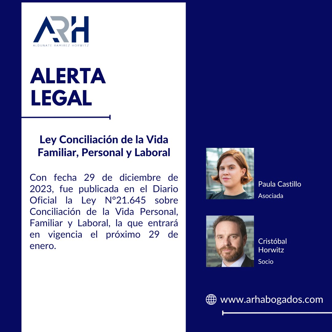 Ley Conciliaci N De La Vida Familiar Personal Y Laboral Arh Abogados