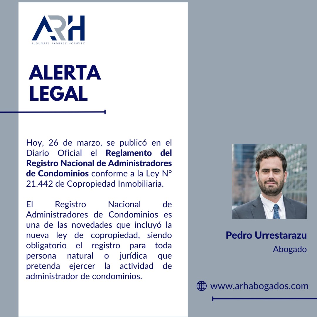 Reglamento Del Registro Nacional De Administradores De Condominios Conforme A La Ley 21442 De 8441